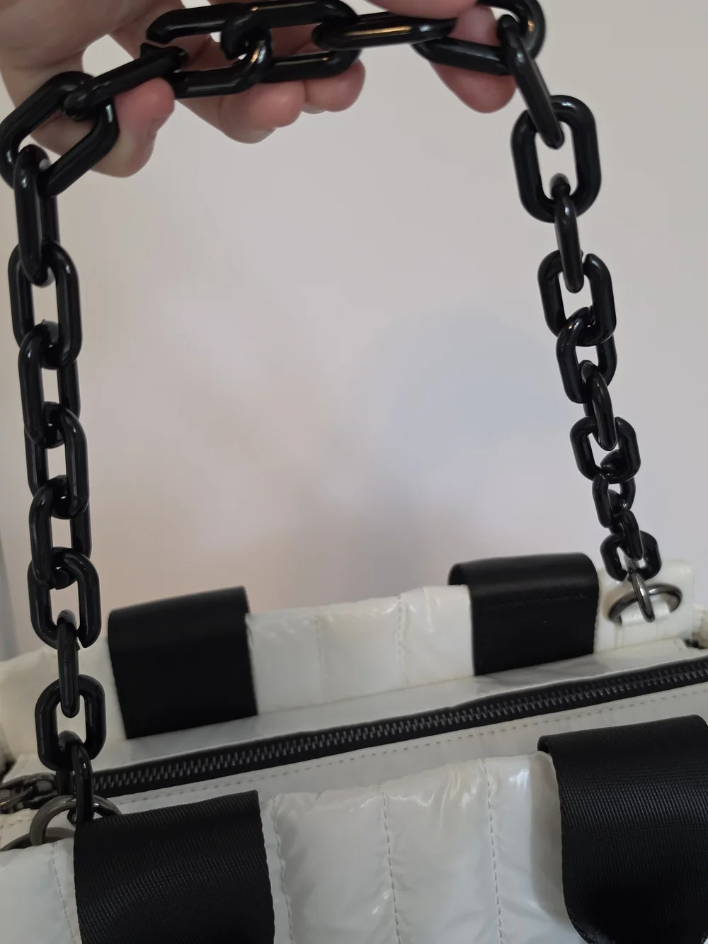 Ah Dorned Rosie Liquid Quilted Nylon Tote